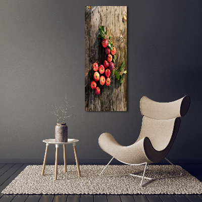 Tableau sur toile Pommes sur la table