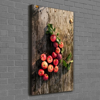 Tableau sur toile Pommes sur la table