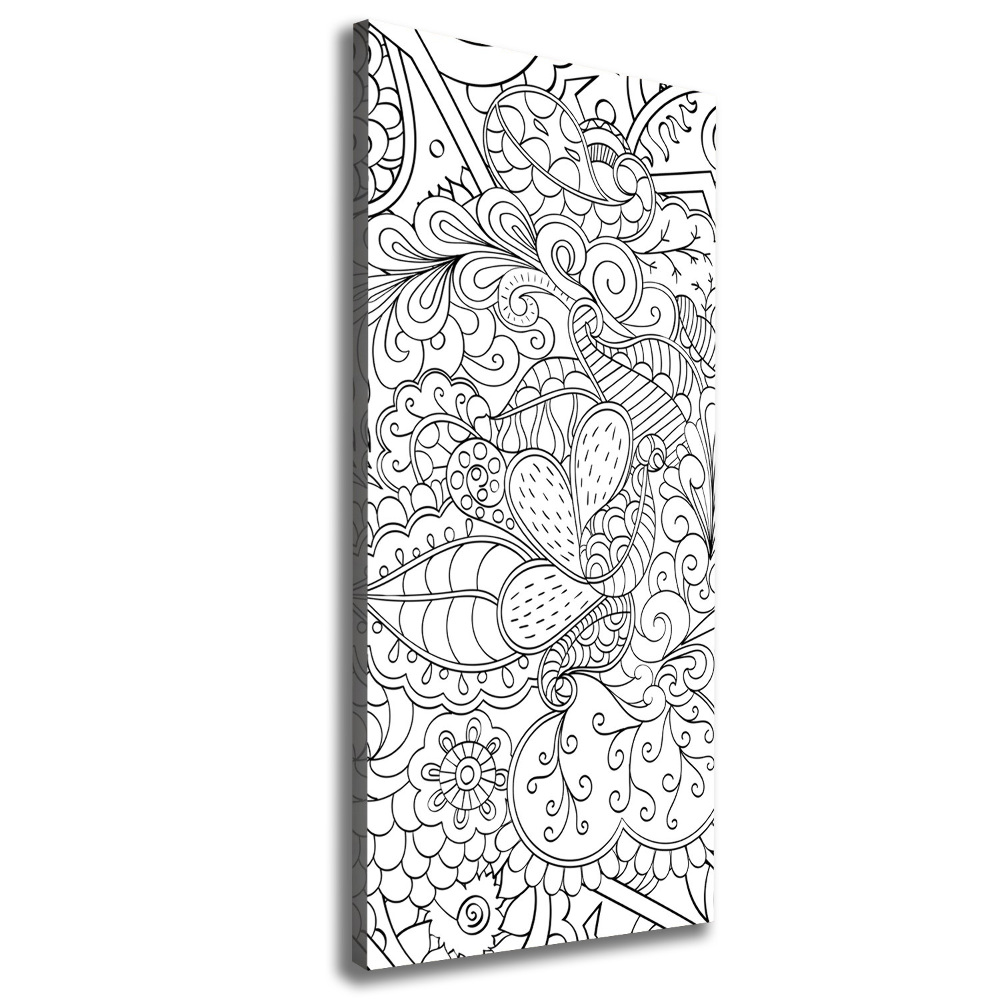 Tableau imprimé sur toile Fond Zentangle