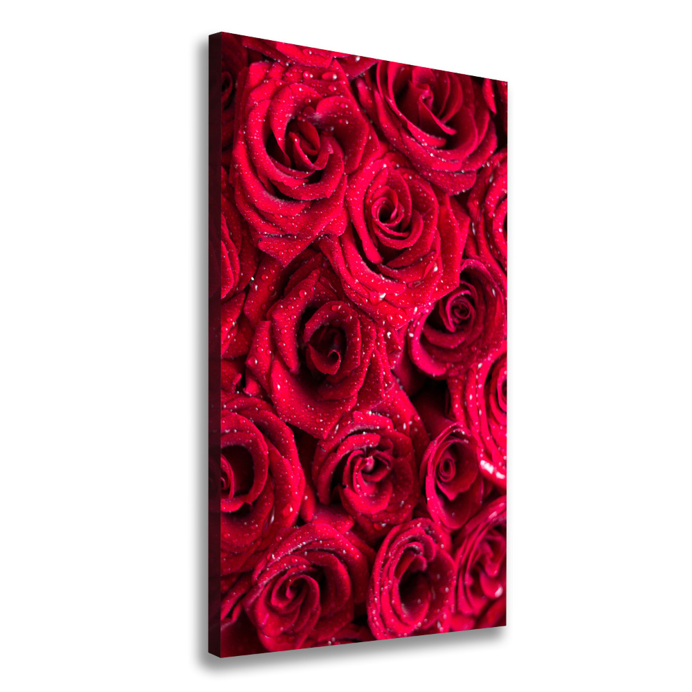 Tableau sur toile Roses rouges