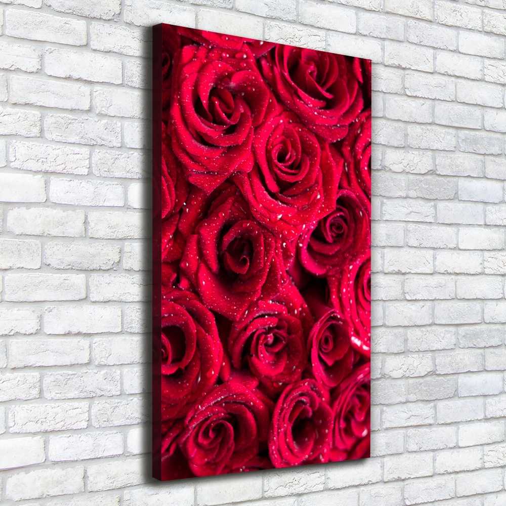 Tableau sur toile Roses rouges