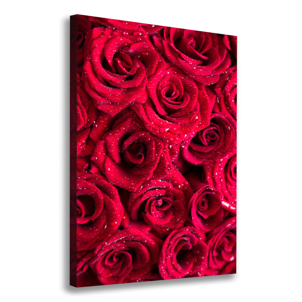 Tableau sur toile Roses rouges