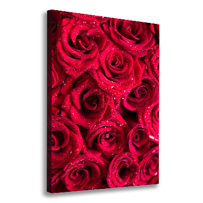 Tableau sur toile Roses rouges