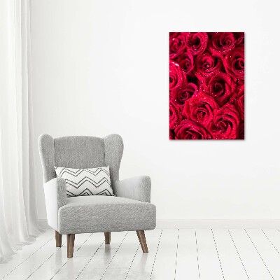 Tableau sur toile Roses rouges