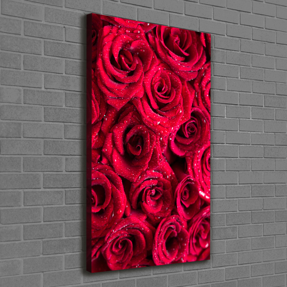 Tableau sur toile Roses rouges