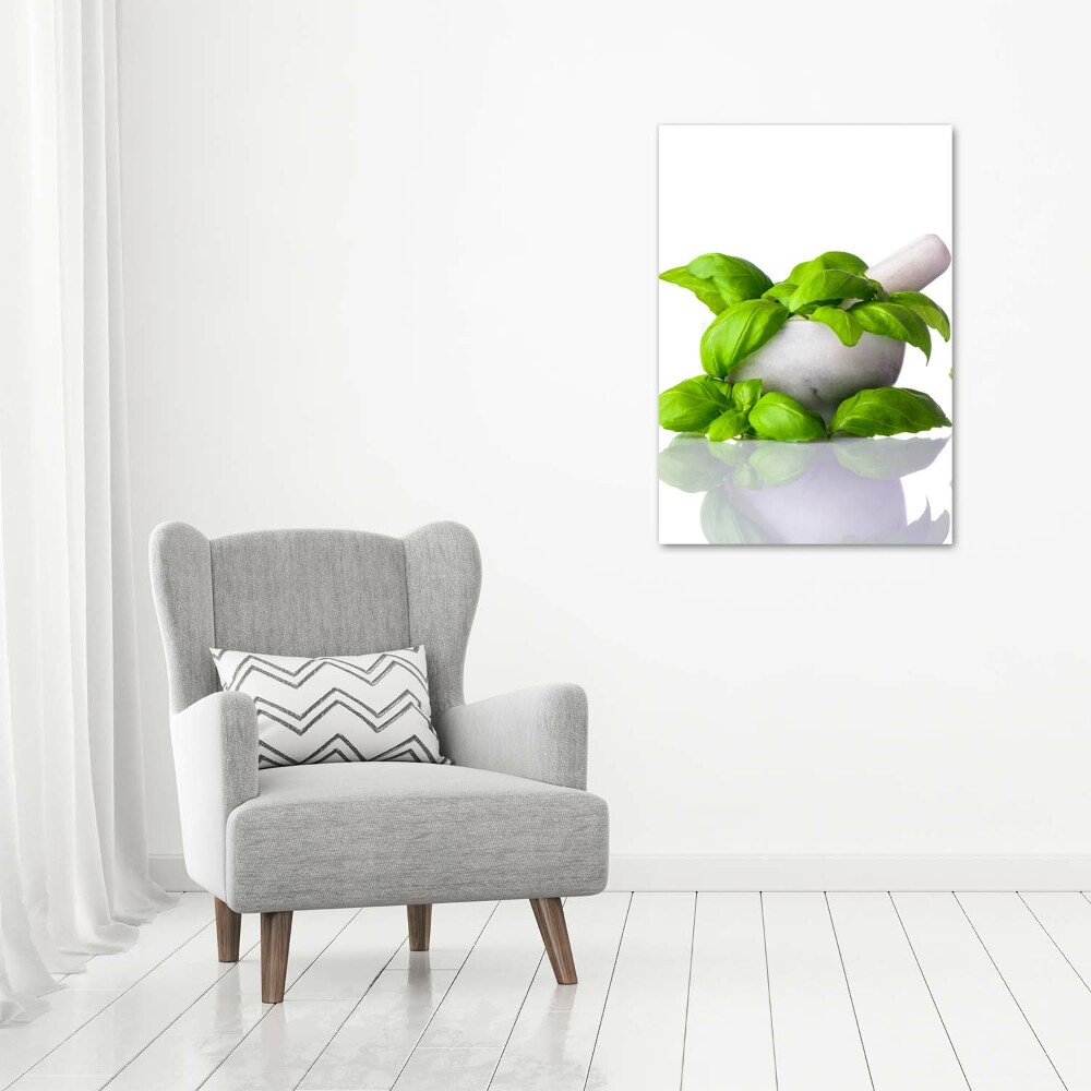 Tableau photo sur toile Mortiers et herbes