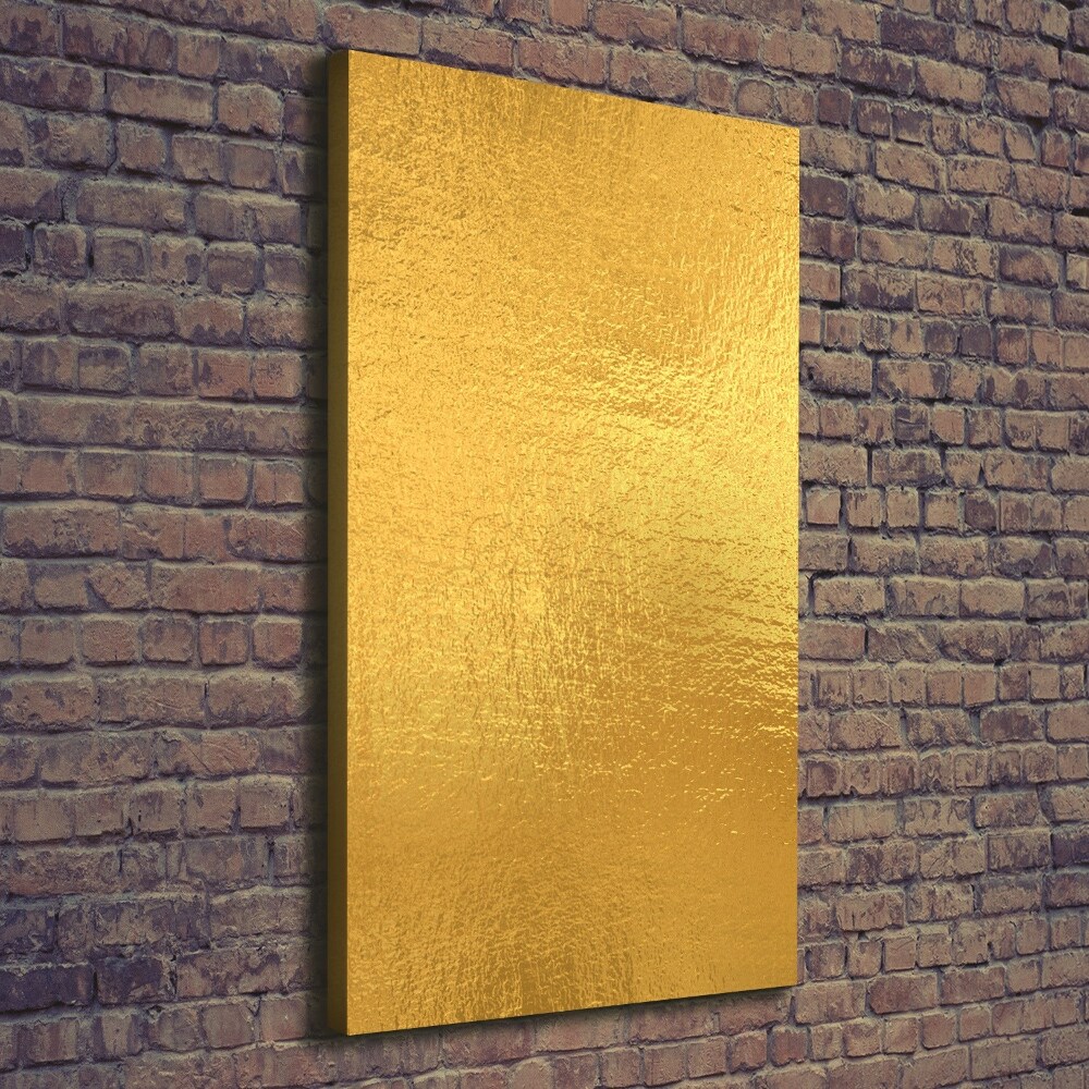 Tableau toile imprimée Fond feuille d'or