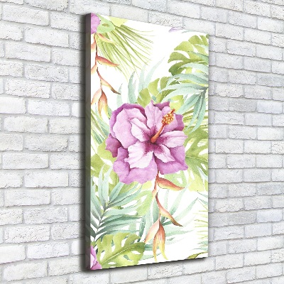 Tableau mural sur toile Motif hawaiien