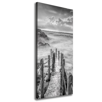 Tableau photo sur toile Chemin au bord de la mer