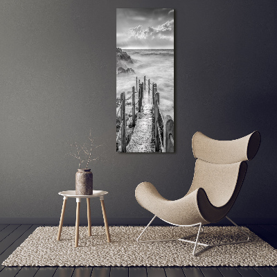 Tableau photo sur toile Chemin au bord de la mer