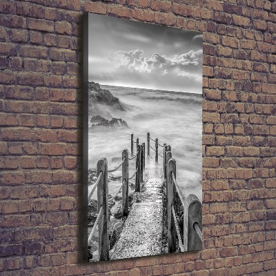 Tableau photo sur toile Chemin au bord de la mer