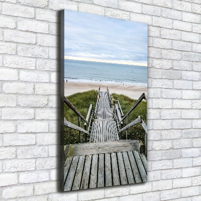 Tableau sur toile Chemin vers la plage