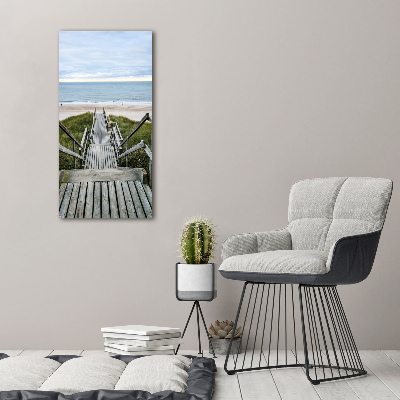 Tableau sur toile Chemin vers la plage