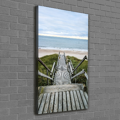 Tableau sur toile Chemin vers la plage