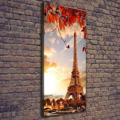 Tableau mural sur toile Tour Eiffel symbole de la France