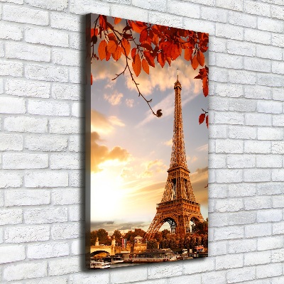 Tableau mural sur toile Tour Eiffel symbole de la France