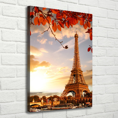 Tableau mural sur toile Tour Eiffel symbole de la France