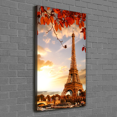 Tableau mural sur toile Tour Eiffel symbole de la France