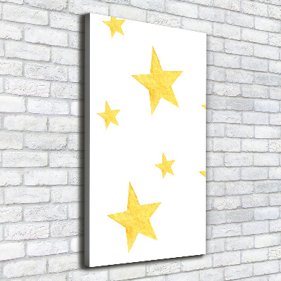 Tableau imprimé sur toile Étoiles jaunes