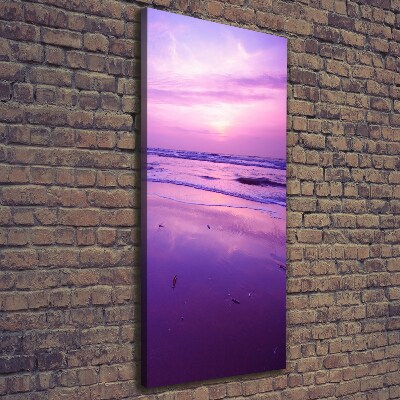 Tableau photo sur toile Coucher de soleil sur la mer