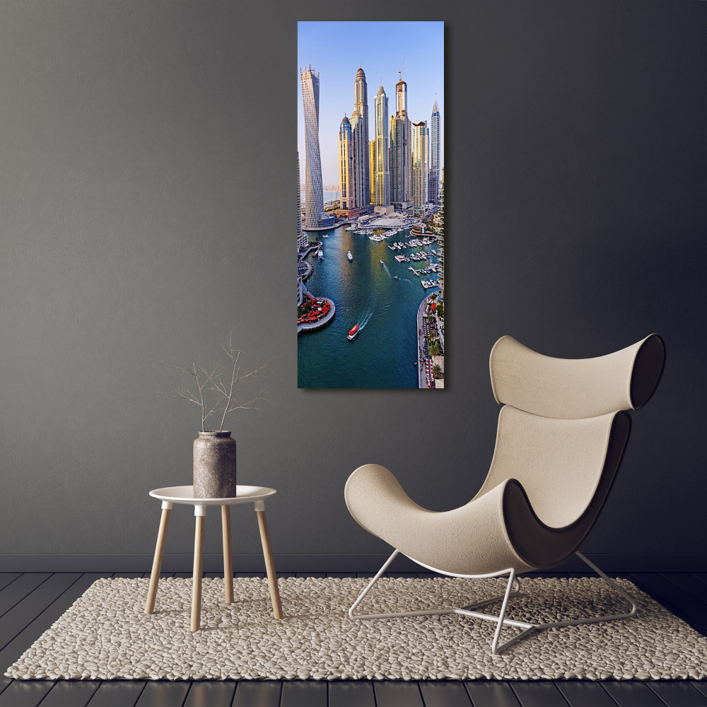 Tableau mural sur toile Baie de Dubaï