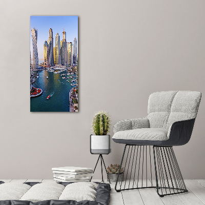 Tableau mural sur toile Baie de Dubaï