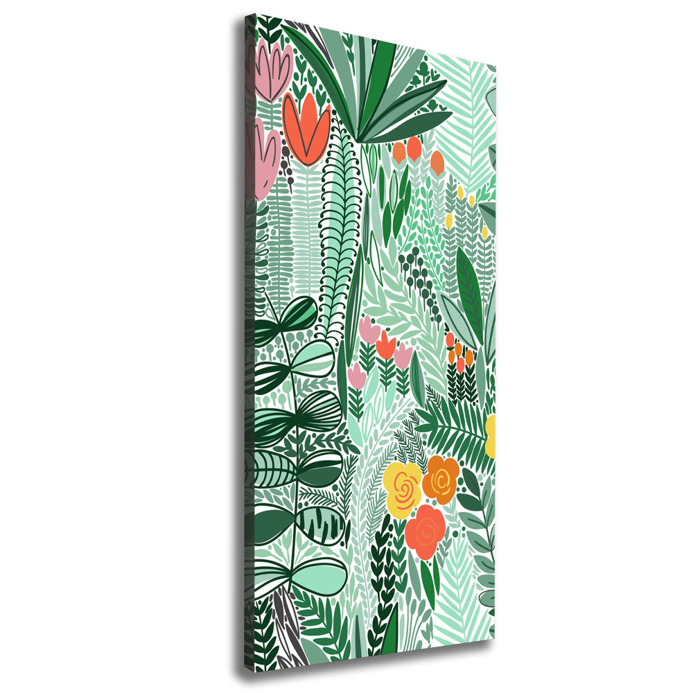 Tableau photo sur toile Les fleurs tropicales