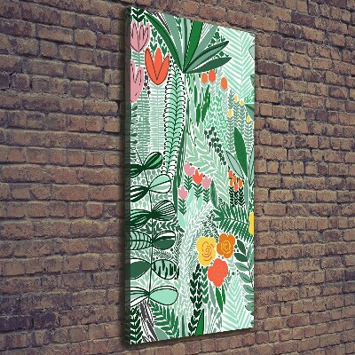 Tableau photo sur toile Les fleurs tropicales