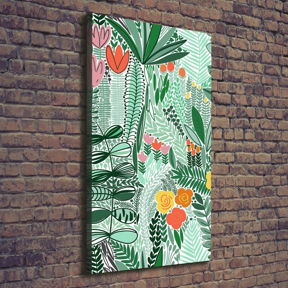 Tableau photo sur toile Les fleurs tropicales