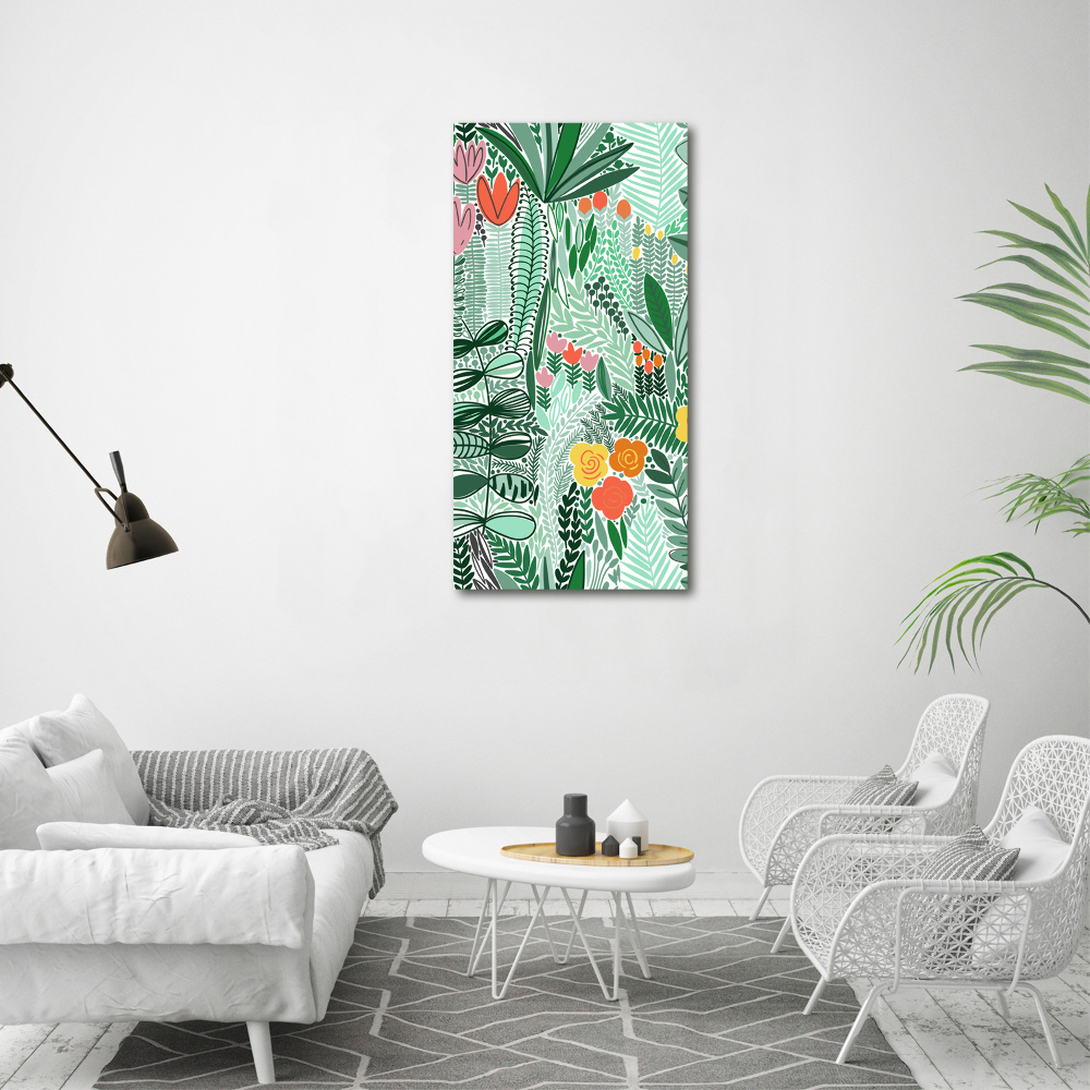 Tableau photo sur toile Les fleurs tropicales