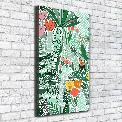 Tableau photo sur toile Les fleurs tropicales