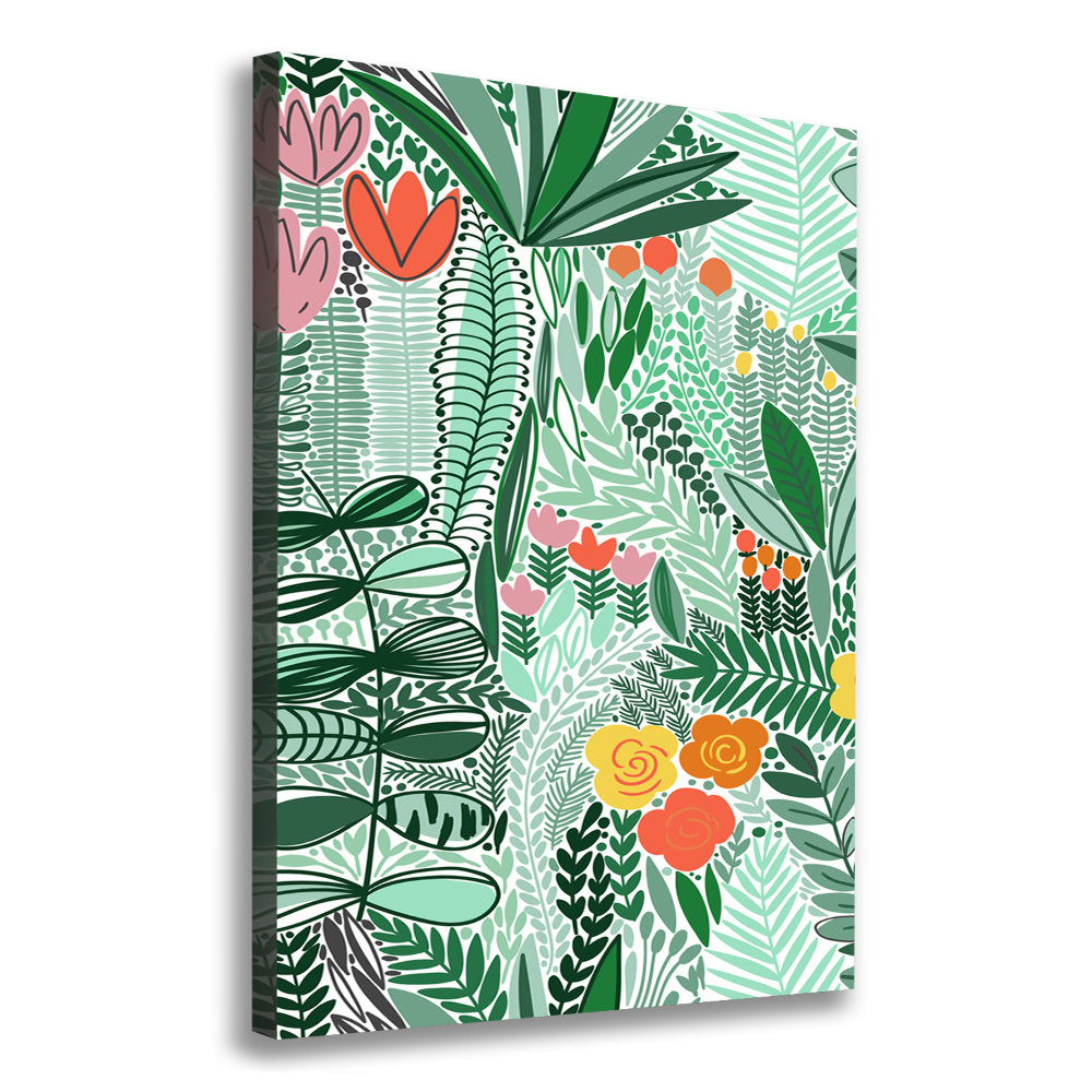 Tableau photo sur toile Les fleurs tropicales