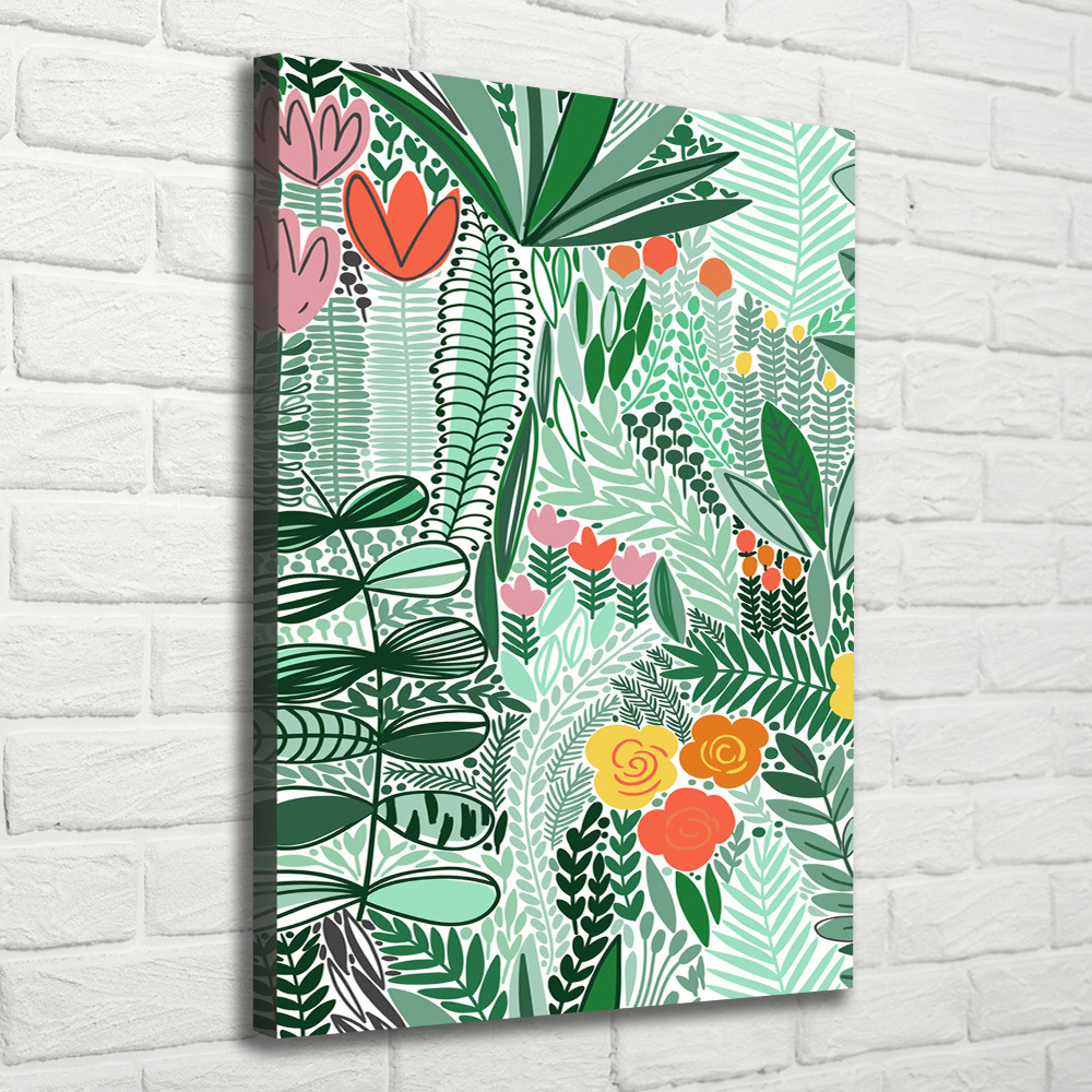 Tableau photo sur toile Les fleurs tropicales