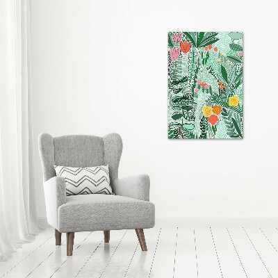 Tableau photo sur toile Les fleurs tropicales