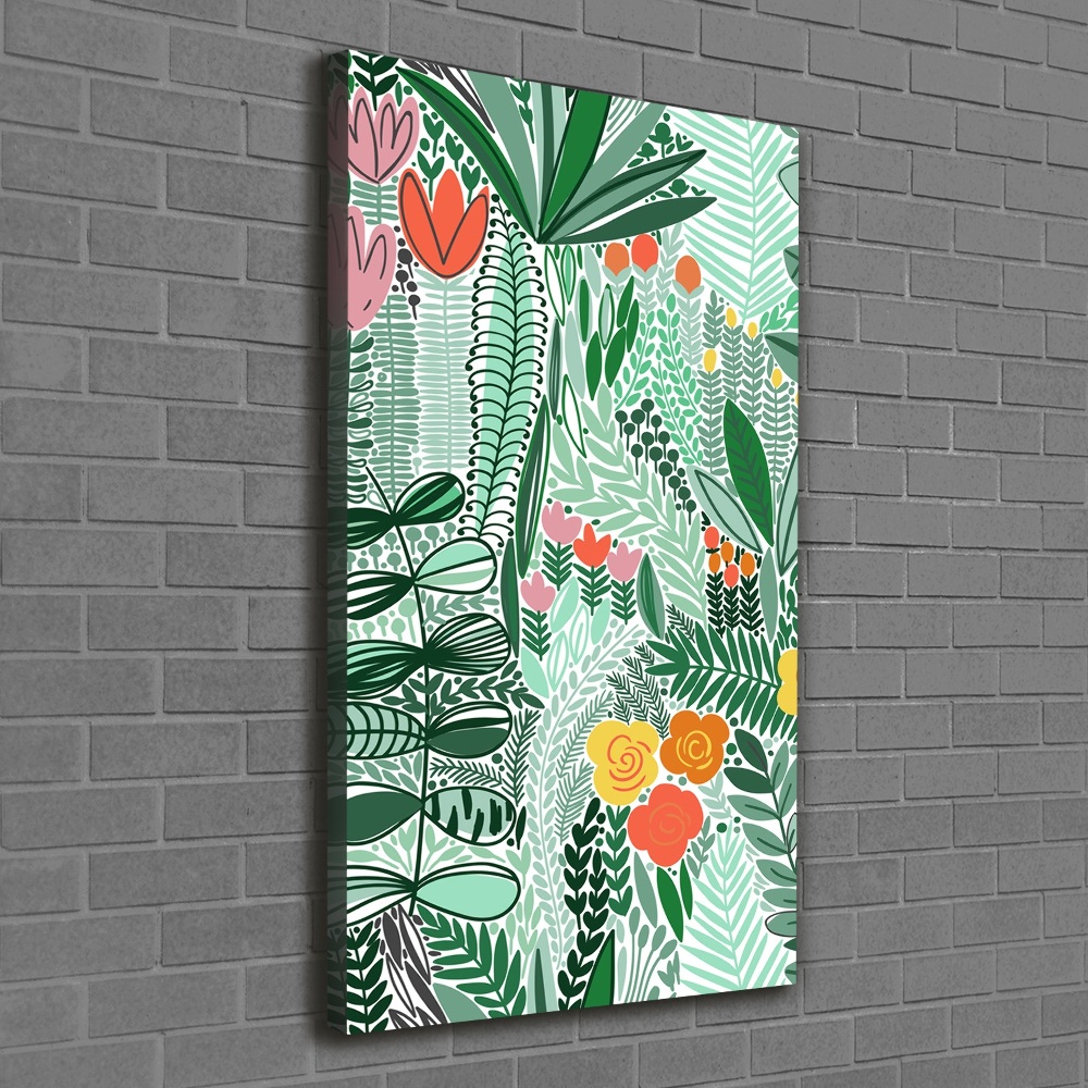 Tableau photo sur toile Les fleurs tropicales