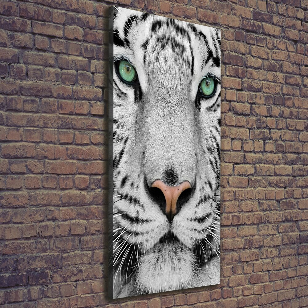 Tableau mural sur toile Tigre blanc