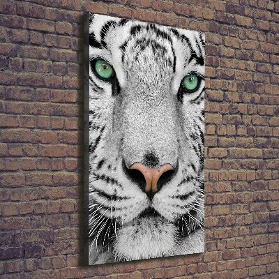 Tableau mural sur toile Tigre blanc