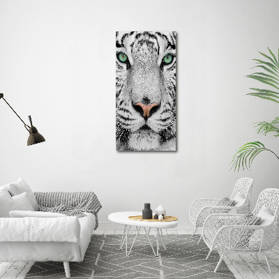 Tableau mural sur toile Tigre blanc