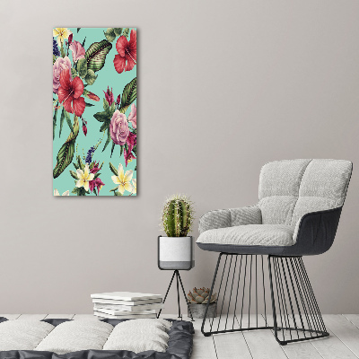 Tableau mural sur toile Motif hawaïen