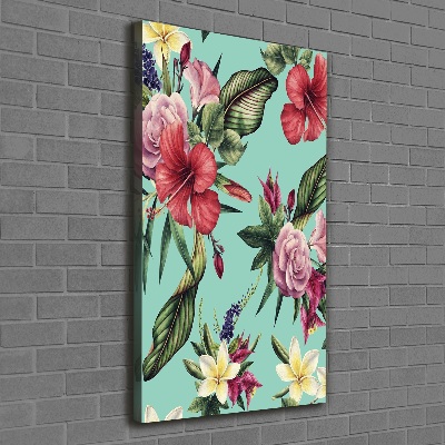 Tableau mural sur toile Motif hawaïen