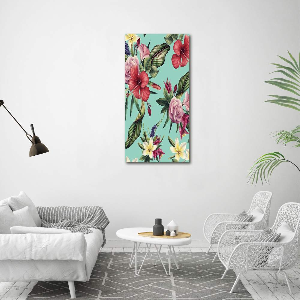 Tableau mural sur toile Motif hawaïen