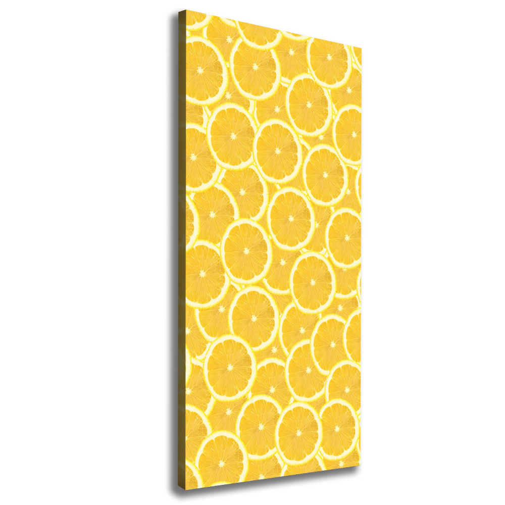 Tableau toile imprimée Citrons