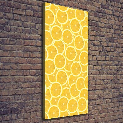 Tableau toile imprimée Citrons