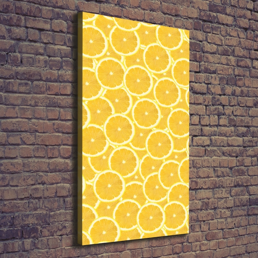 Tableau toile imprimée Citrons