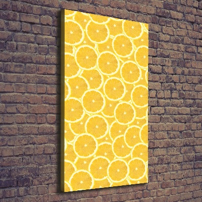 Tableau toile imprimée Citrons