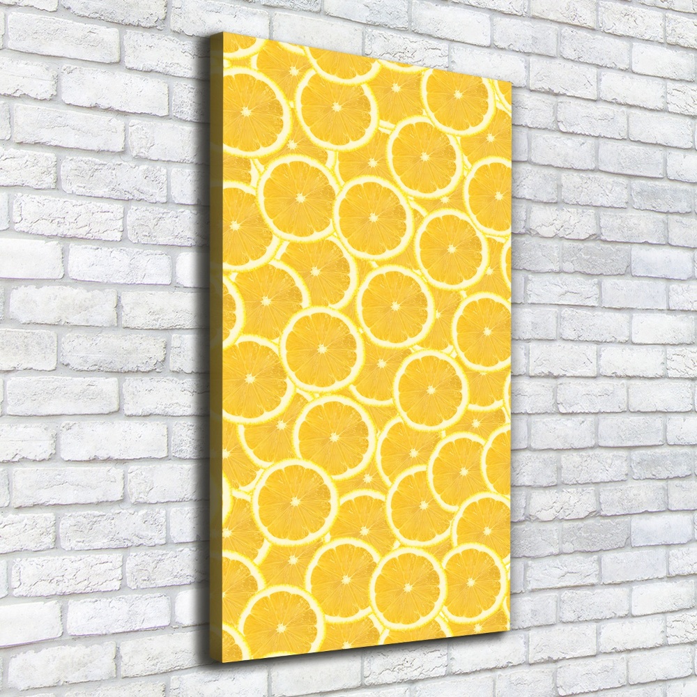 Tableau toile imprimée Citrons