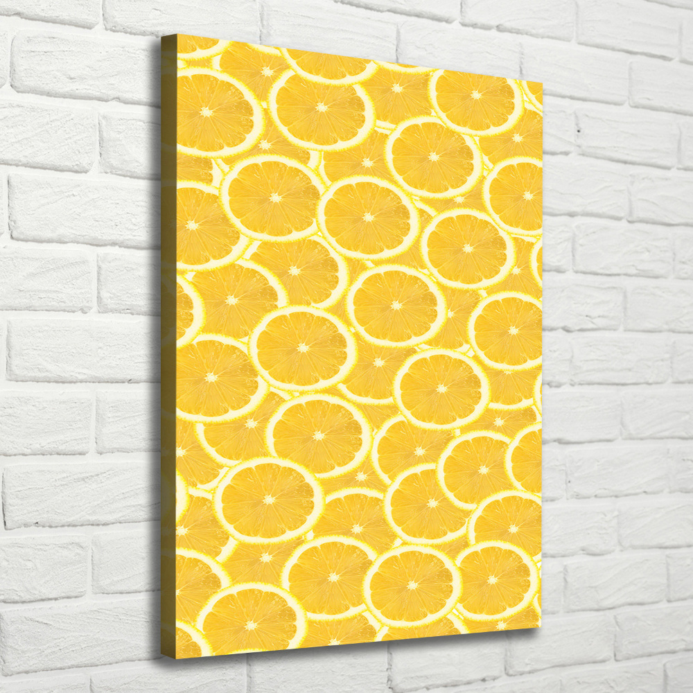 Tableau toile imprimée Citrons