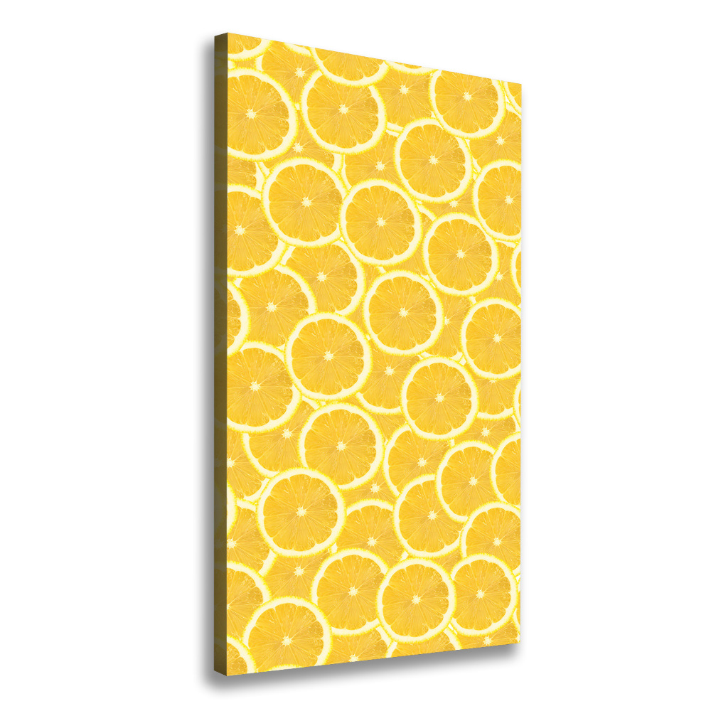 Tableau toile imprimée Citrons