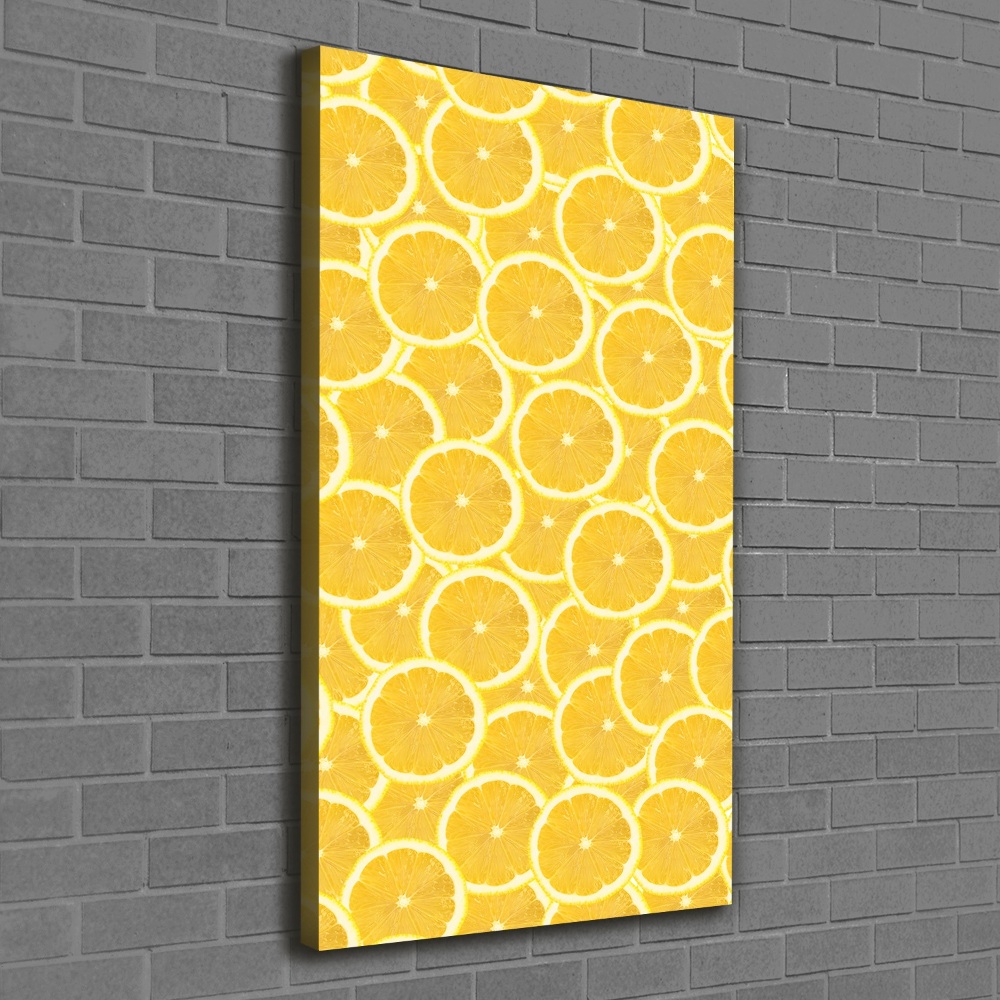 Tableau toile imprimée Citrons