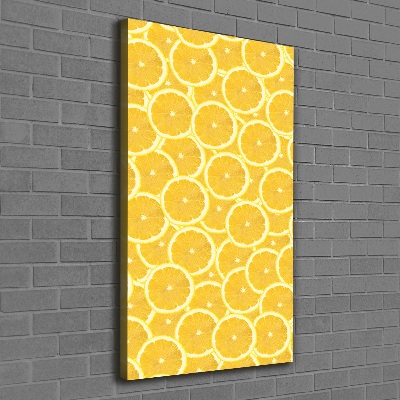 Tableau toile imprimée Citrons